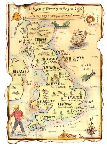 antique parchment map