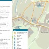Encouraging people to cycle to work with network maps