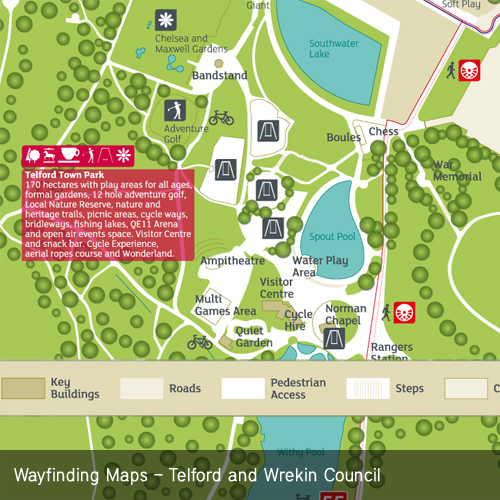 Wayfinding Maps Telford Wrekin Council 